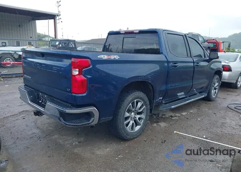 2022 Chevrolet Silverado 1500 Ltd 4Wd Short Bed Lt из США, поврежденный, VIN 1GCUYDET0NZ124342
